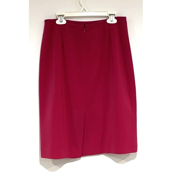 Kasper Women's Petite Pink Long Sleeve Button Front Skirt Suit Size 6P - Picture 4 of 13